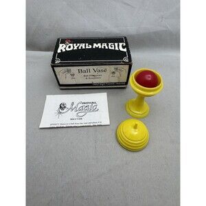 Royal Magic Trick Ball Vase Instructions Made in USA Fun Incorporated Vintage